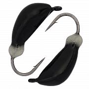 Банан d 4,0 мм, вес 1,29 гр, черный /10 шт/